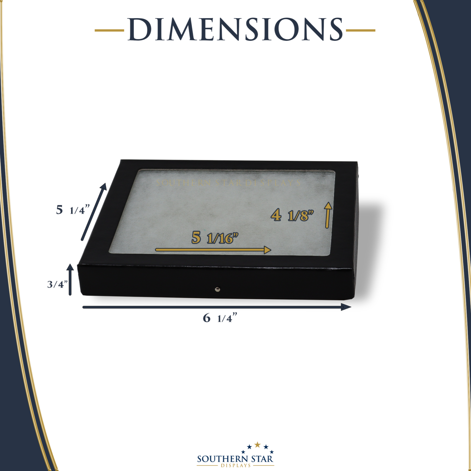 6 Pack of 5 x 6 x 3/4 Riker Display Cases Boxes for Collectibles and Arrowheads