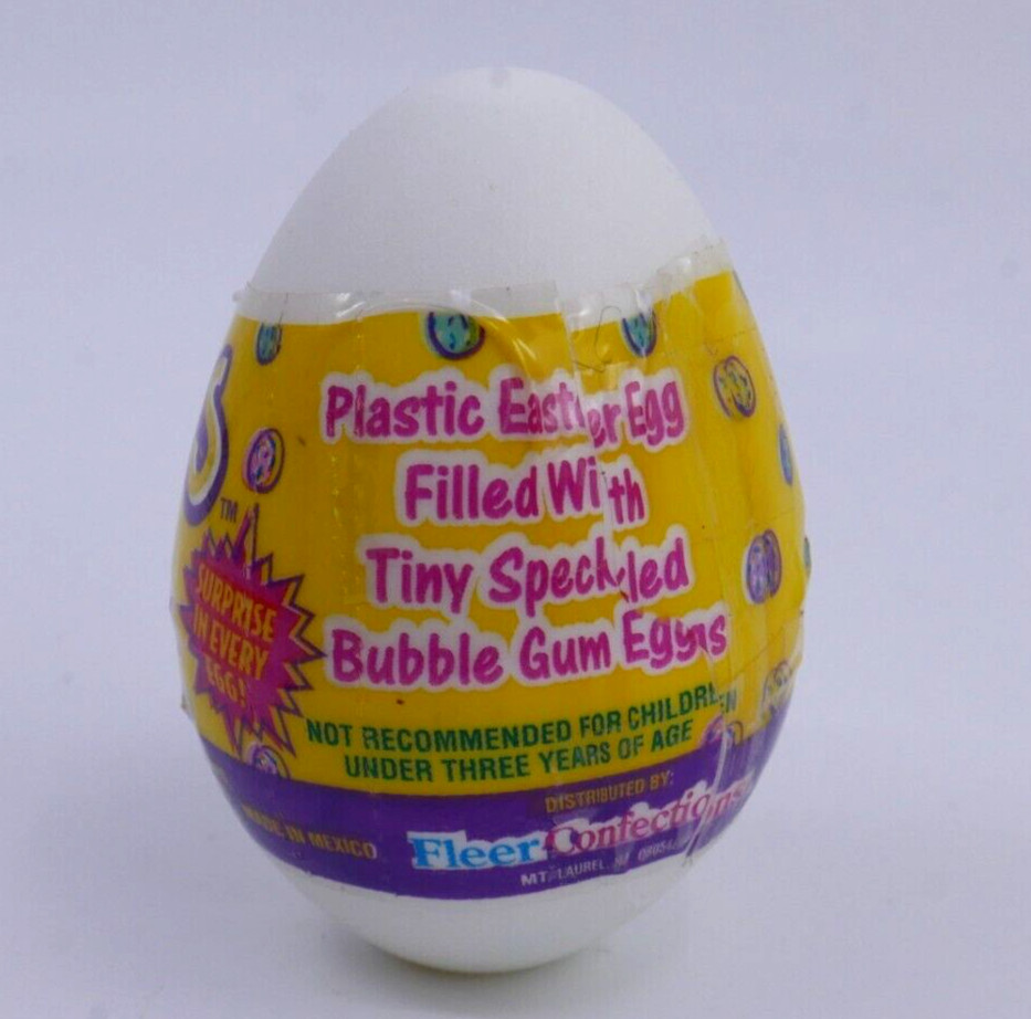 EGGROOS Bubble Gum easter egg EMPTY FLEER Confections candy