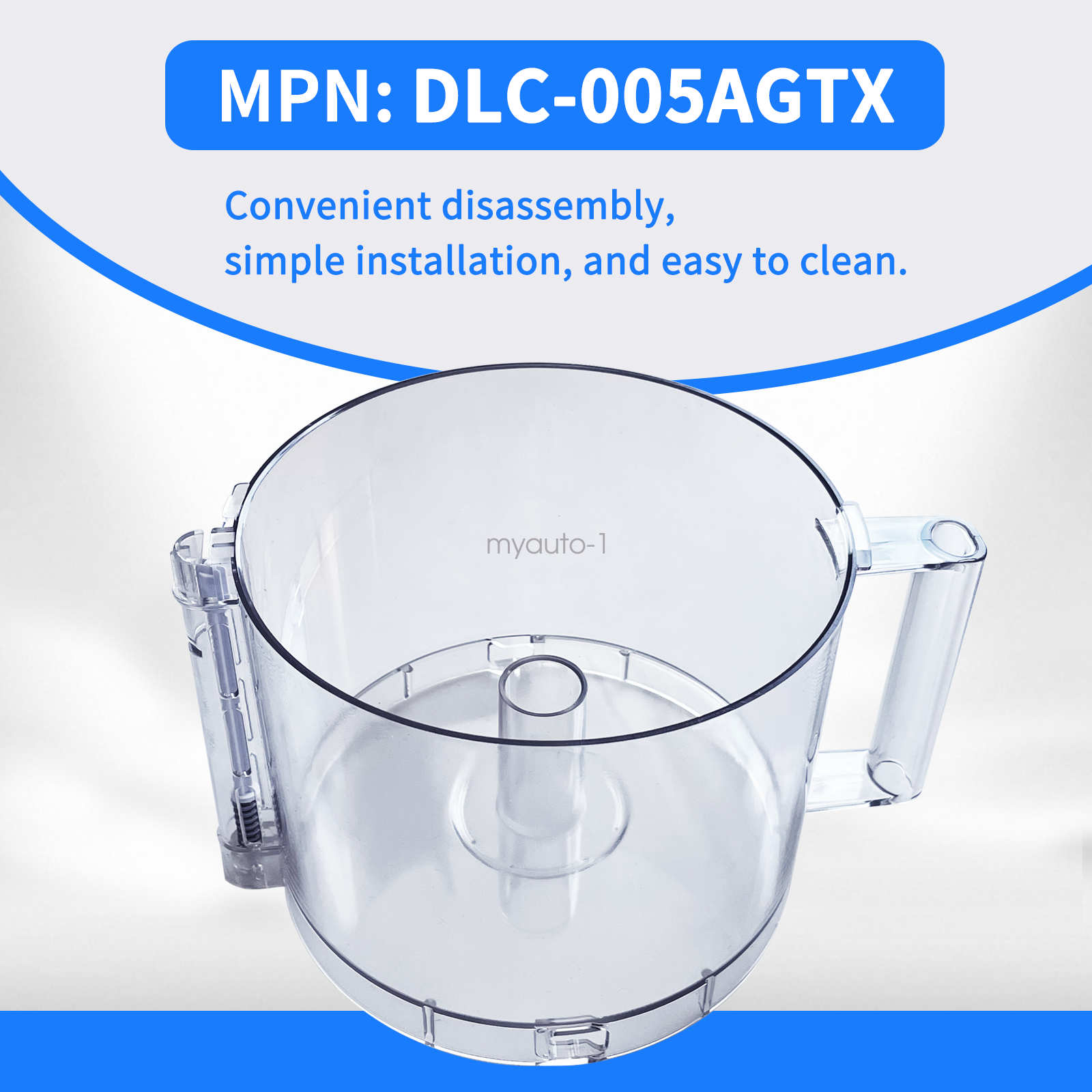 DLC-005AGTX,14-Cup Food Processor Work Bowl Fo Cuisinart Tritan DLC-7 & DFP-14