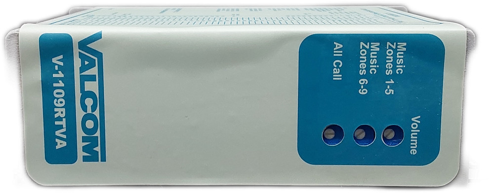 Valcom V-1109RTVA 9-Zone Page Control Intercom