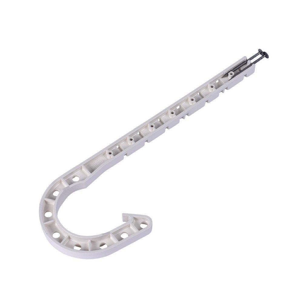 Oatey 33741 2" Plastic J Hook, 2" OD, Durable Support Bracket
