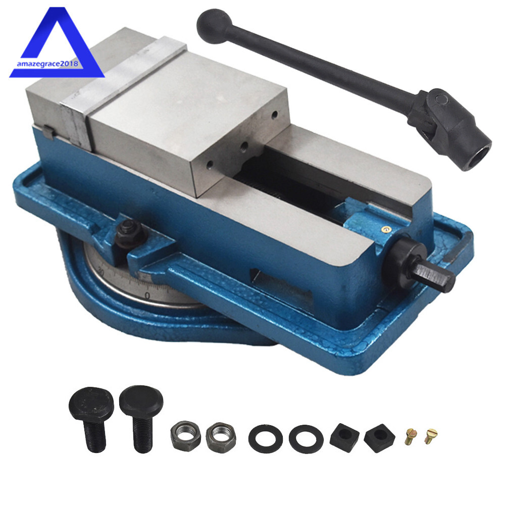 4 Inch Lockdown Vise Precision CNC Milling Machine Bench Clamp Vice With Base