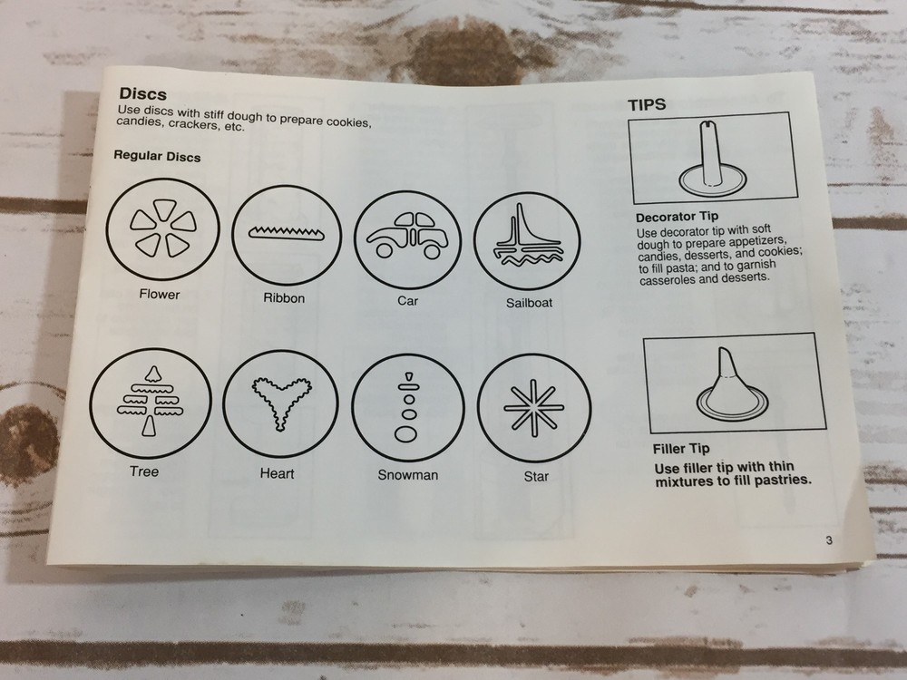 Hamilton Beach 80000 80040 Cookie Press Instructions