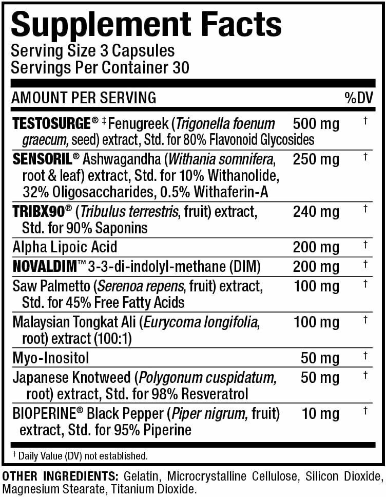 ALLMAX TESTO-FX, Testosterone Booster, 90 Capsules