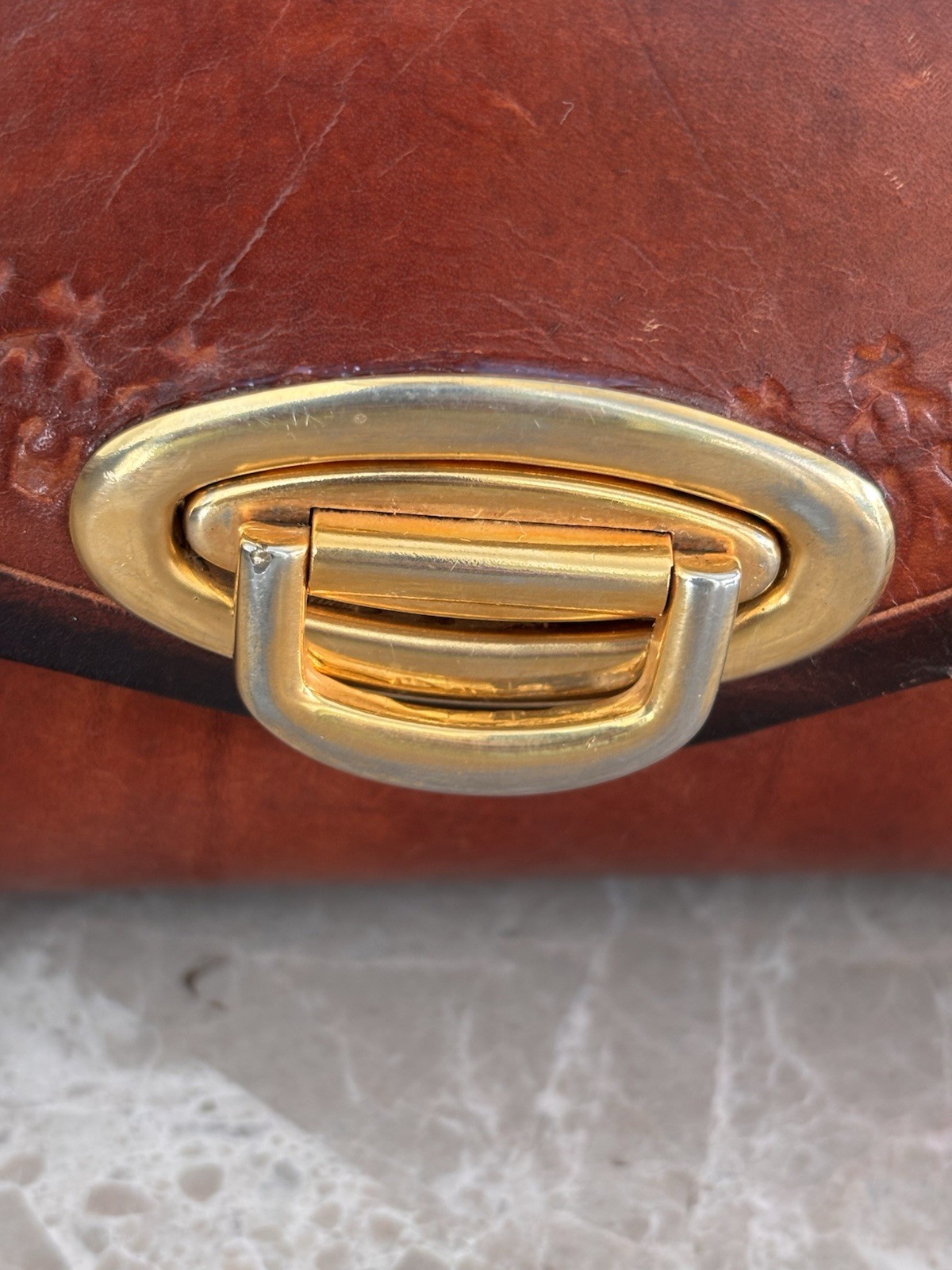 Gorgeous Hand Made Tooled LEATHER Vintage Old Mexico 1950’s Purse Bag