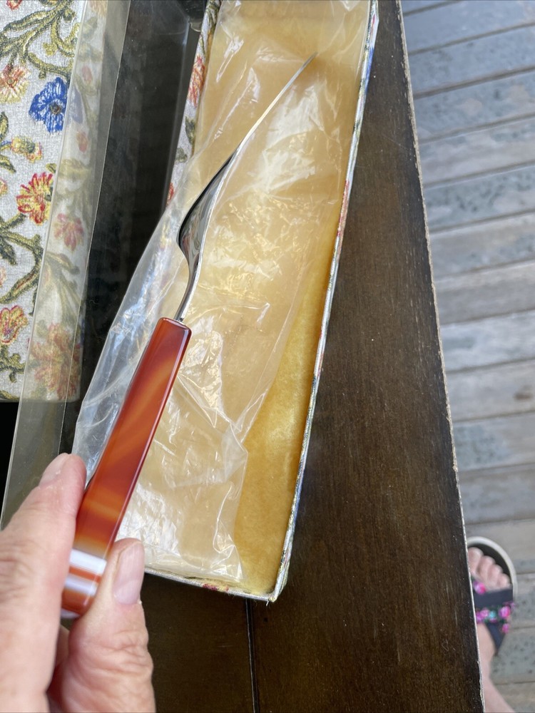 Cake Server Pie Server With Red Agate Handle New