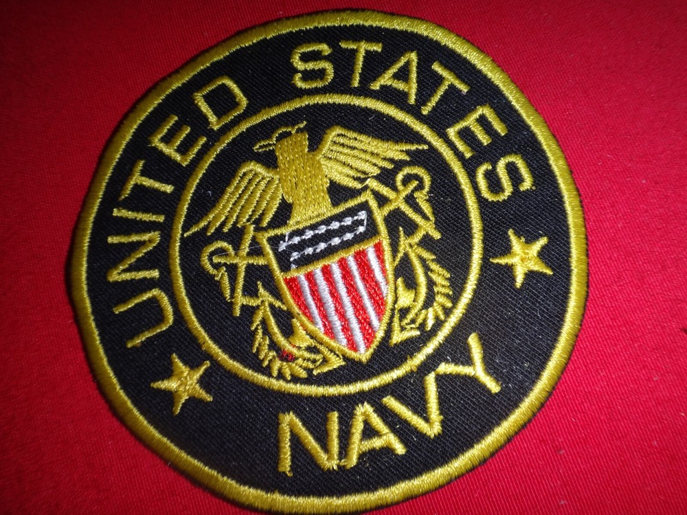 UNITED STATES NAVY Machine Embroidered Pocket Patch
