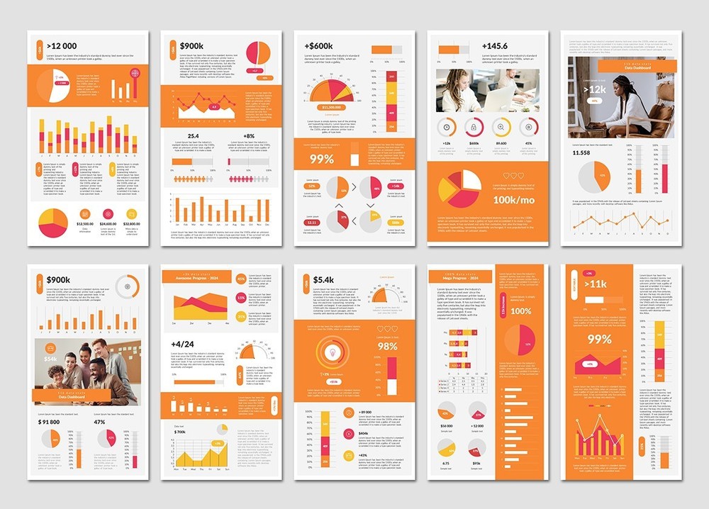 Hi Data PowerPoint Presentation Template by SanaNik