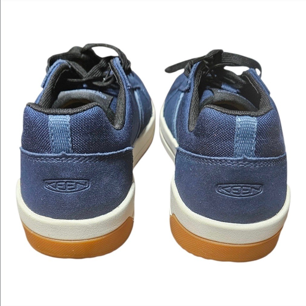 Keen Utility Kenton Work Shoes Mens 7.5 EE Navy Blue EH Carbon Toe 1029117EE New