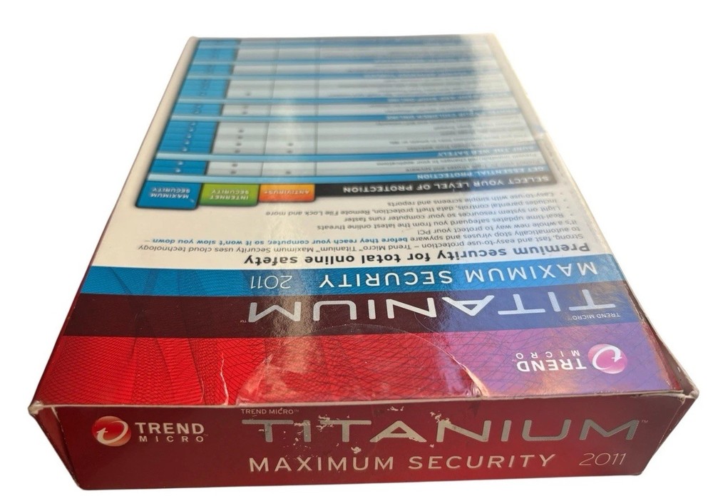 Trend Micro Titanium MAXIMUM SECURITY 3 PC License 2011