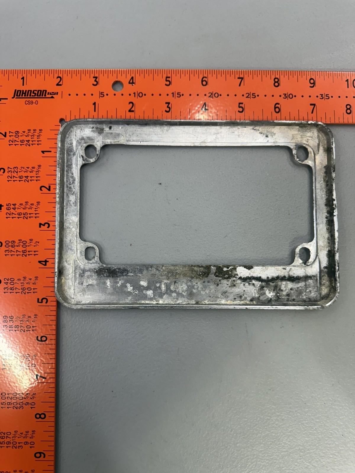 RARE Vintage Powells Honda Alameda California Metal Motorcycle License Frame