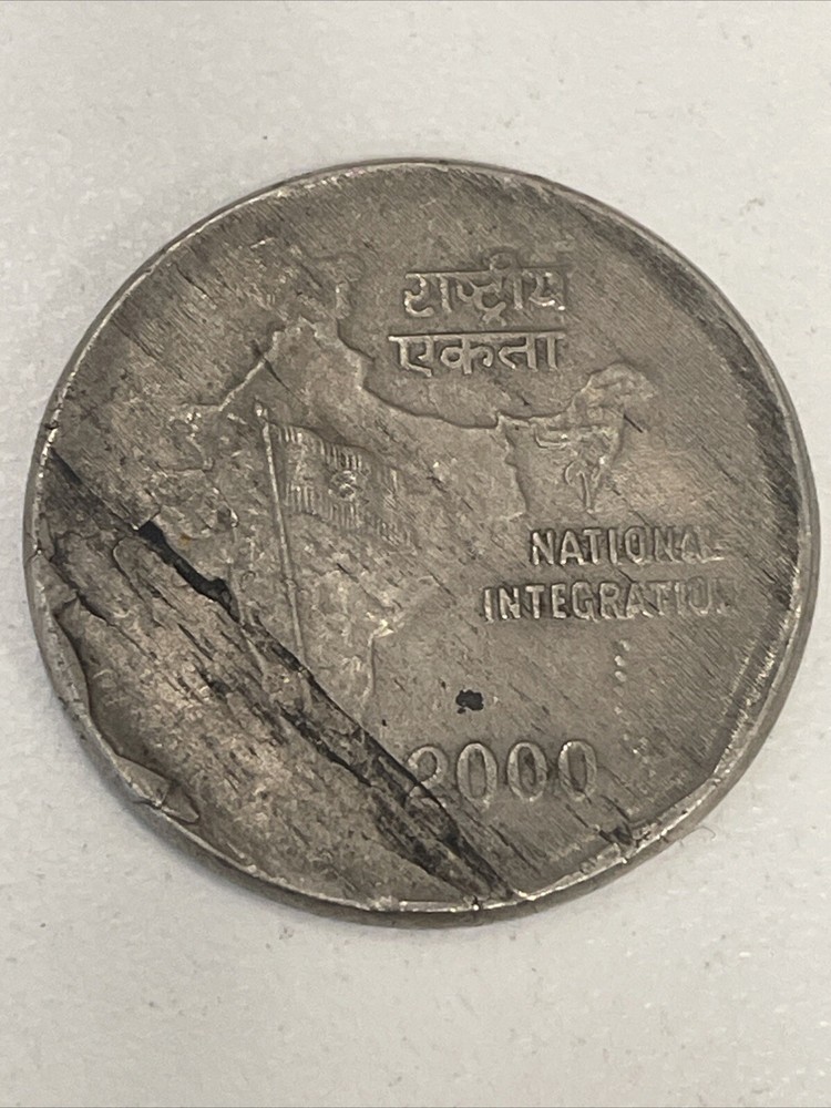 2000 India Commemorative Two Rupees Coin TA18*