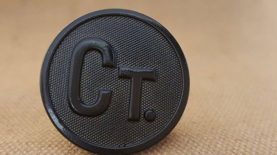WWI Connecticut Collar Disk