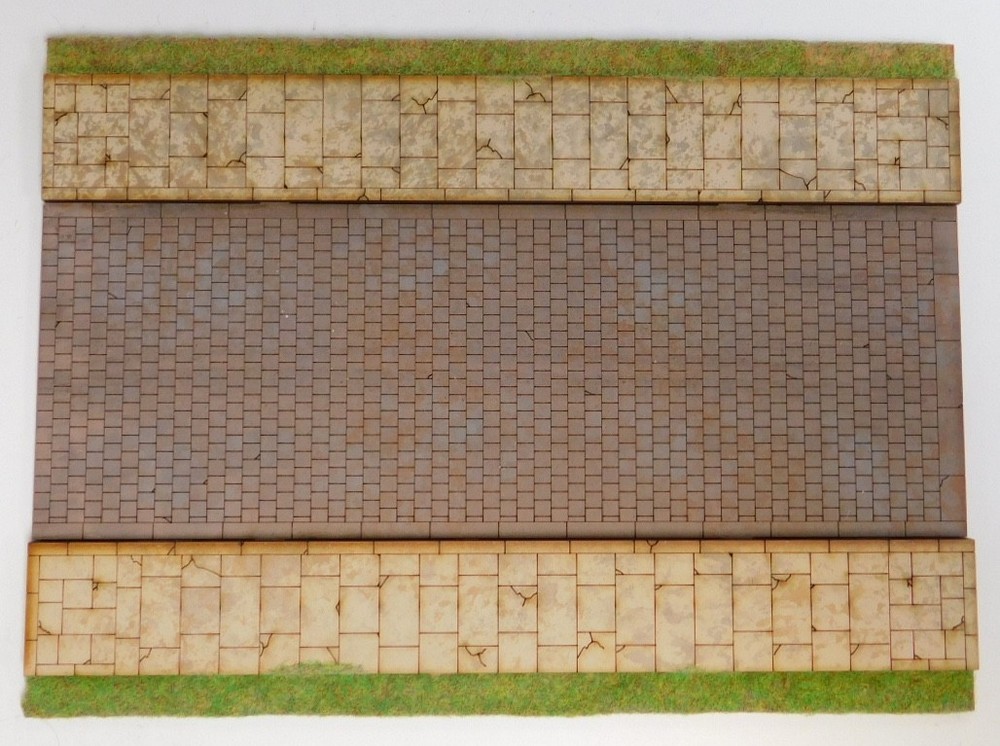Well Painted Crescent Root Studios Series Two: Road section w/ sidewalk & grass