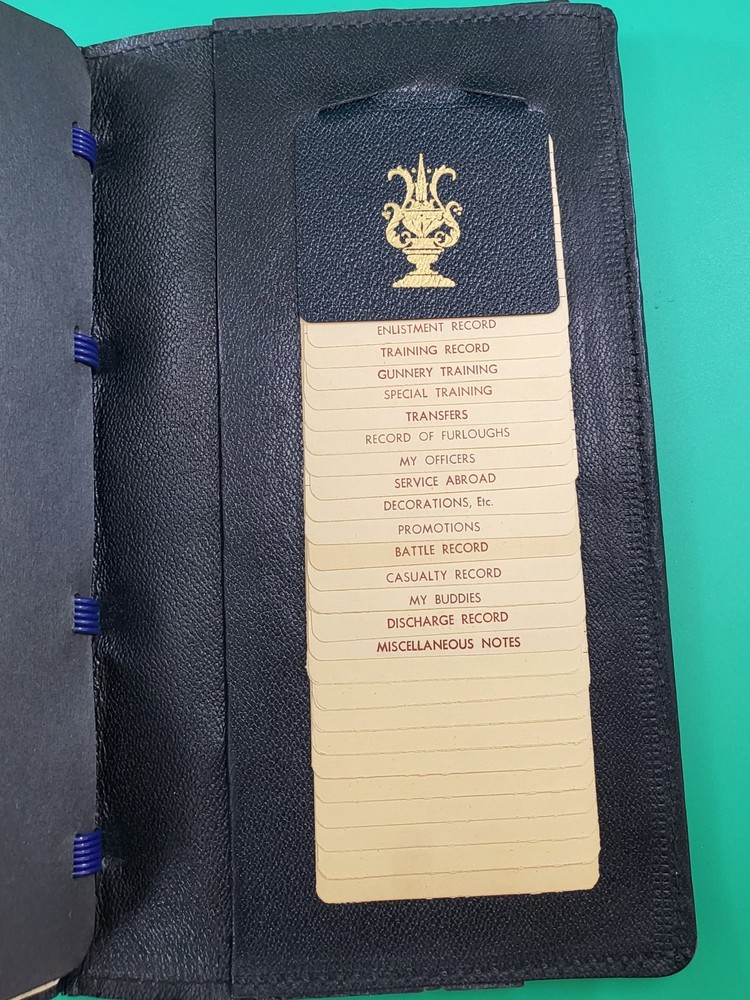 WWII Discharge Wallet and Memoirs Record Folder - Unused