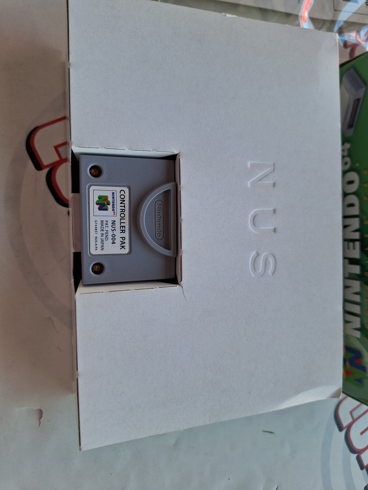 Nintendo 64 Controller Pak CIB Gem Authentic Must See!