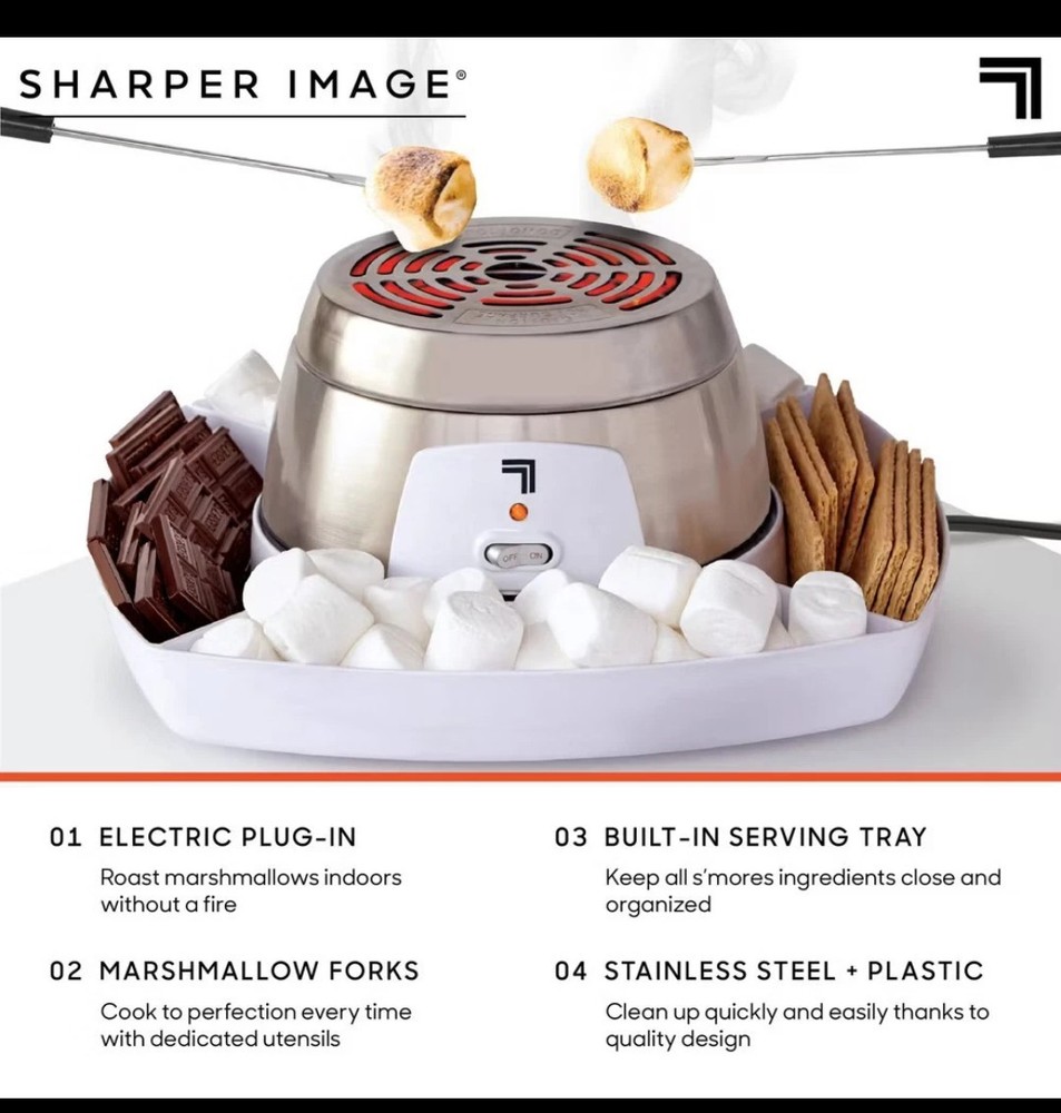 Sharper Image 5pc S'mores Maker White