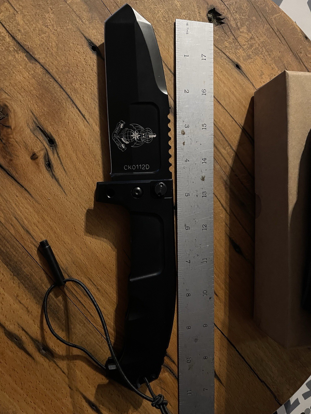 EXTREMA RATIO RAO 185° FOLDER COMBAT TACTICAL KNIFE WITH SHEATH