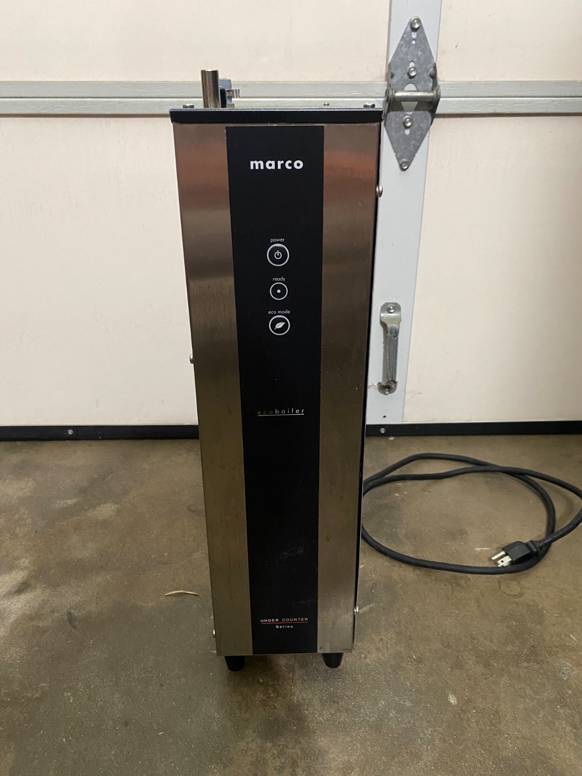 Used Marco Ecoboiler UC4 Under-Counter Hot Water Boiler  with water inlet pipe