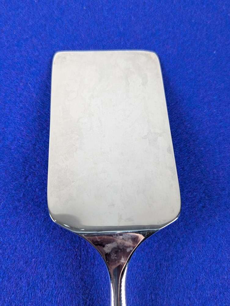 Towle Silver Plated Copenhagen Pie/Cake/Lasagna Server With Green Velvet Case