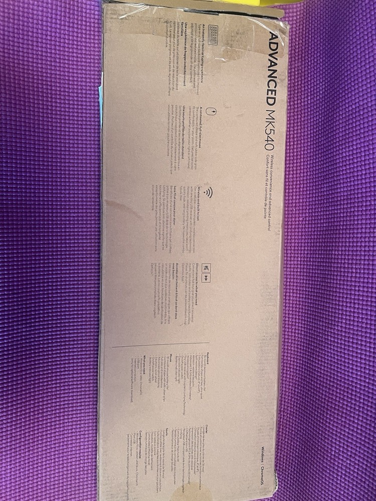 Logitech MK540 Advanced Wireless Keyboard and Mouse Combo for Windows,