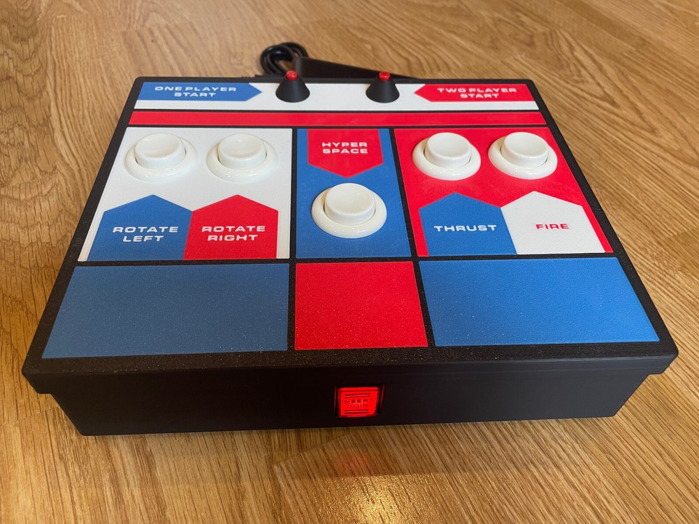 Asteroids Arcade Themed Custom Built Retro Game Controller.