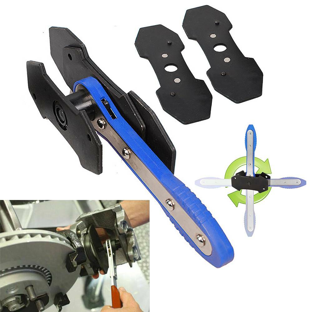 Car Ratchet Brake Piston Spreader Wrench Caliper Pad Install Tool Press Ratchet