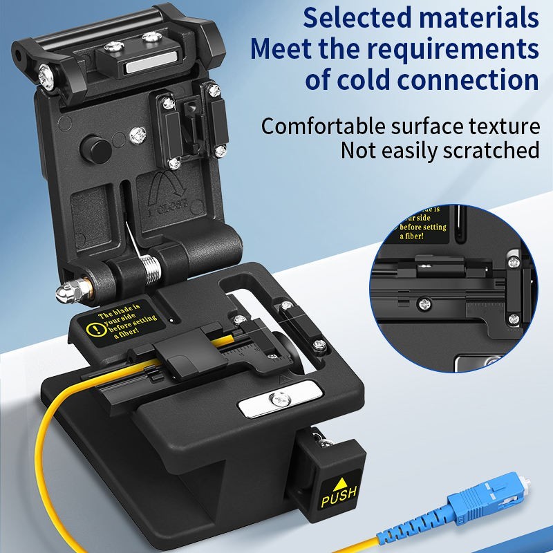 FTTH Automatic Return Fiber Optic Cutter Cold Joint Tool Fiber Optic Cleaver