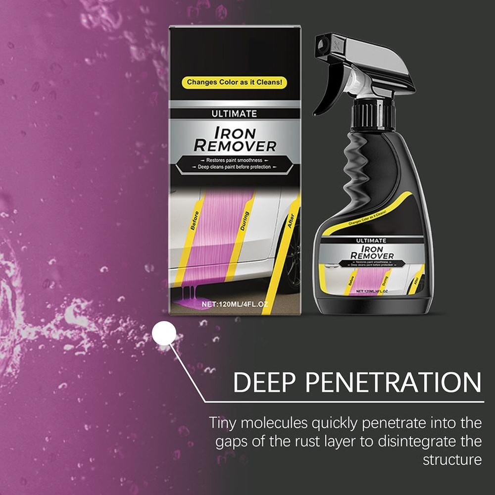 120ML Car Rust Removal: Powerful Rust Remover Spray for Rust Removal Fast