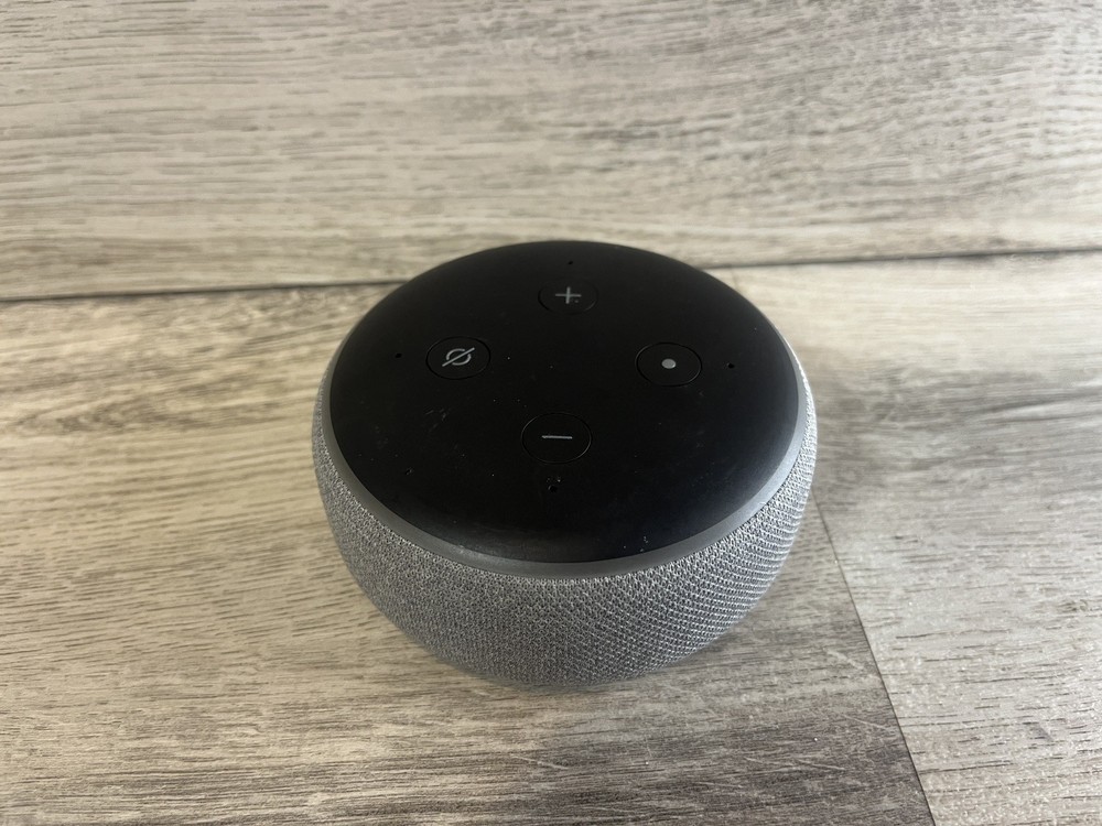 Amazon Echo Dot 3rd Generation Model D9N29T - No Power Cord - Gray