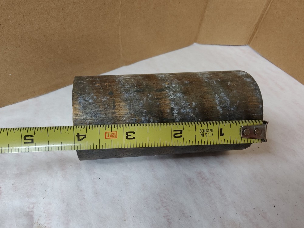 bearing bronze solid bar 2" diameter x 4" long
