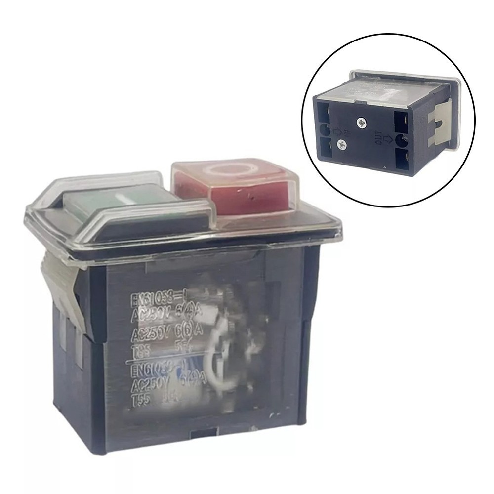 Electromagnetic Pushbutton Switch with Stop Functionality for Machinery