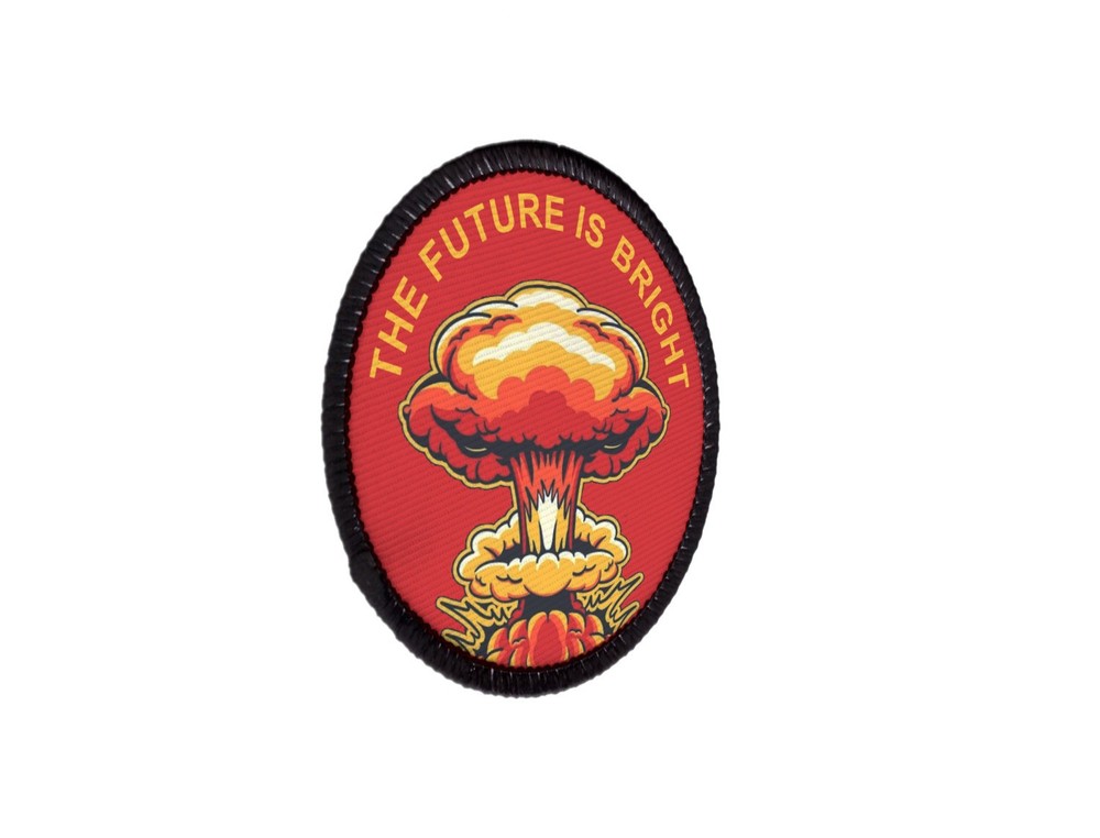 Future Is Bright Nuclear War Explositon Patch Sew on  [sub]