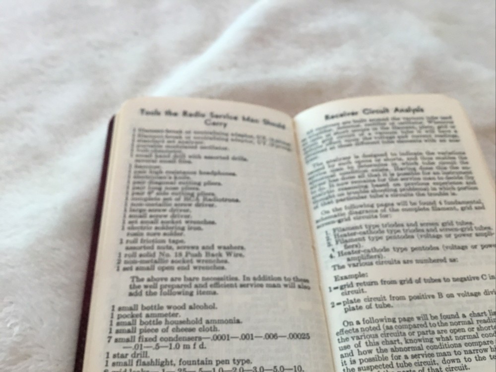 Vintage RCA Radiotron 1933 Reference Book - Sharp