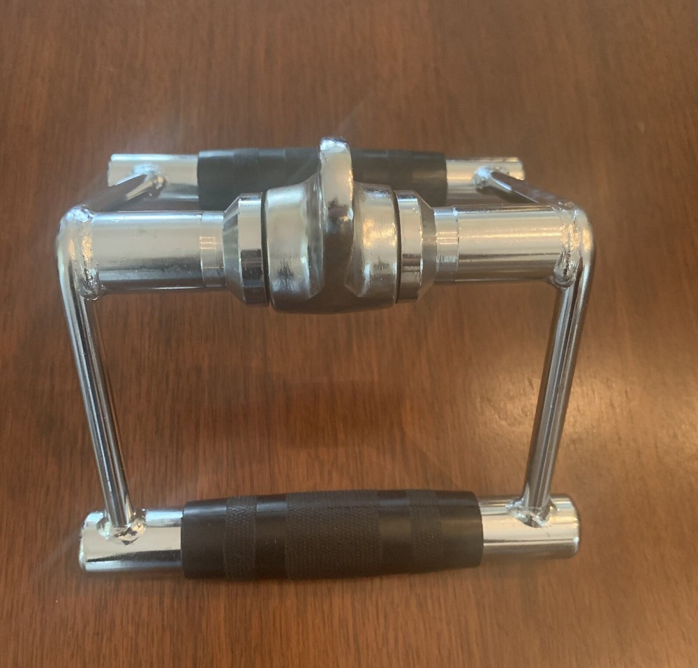 V Bar Double Grip D Handle for Cable Attachments, Universal Machines