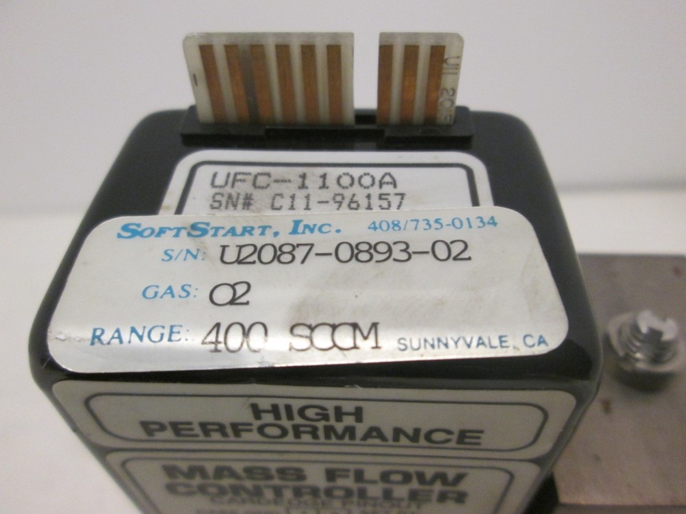 Unit UFC-1100A, Mass Flow Controller MFC, O2, 400 SCCM, Used