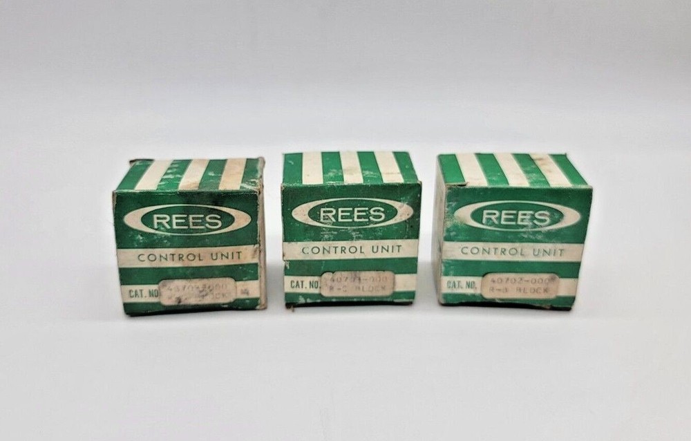 Rees Contact Block Lot of 3