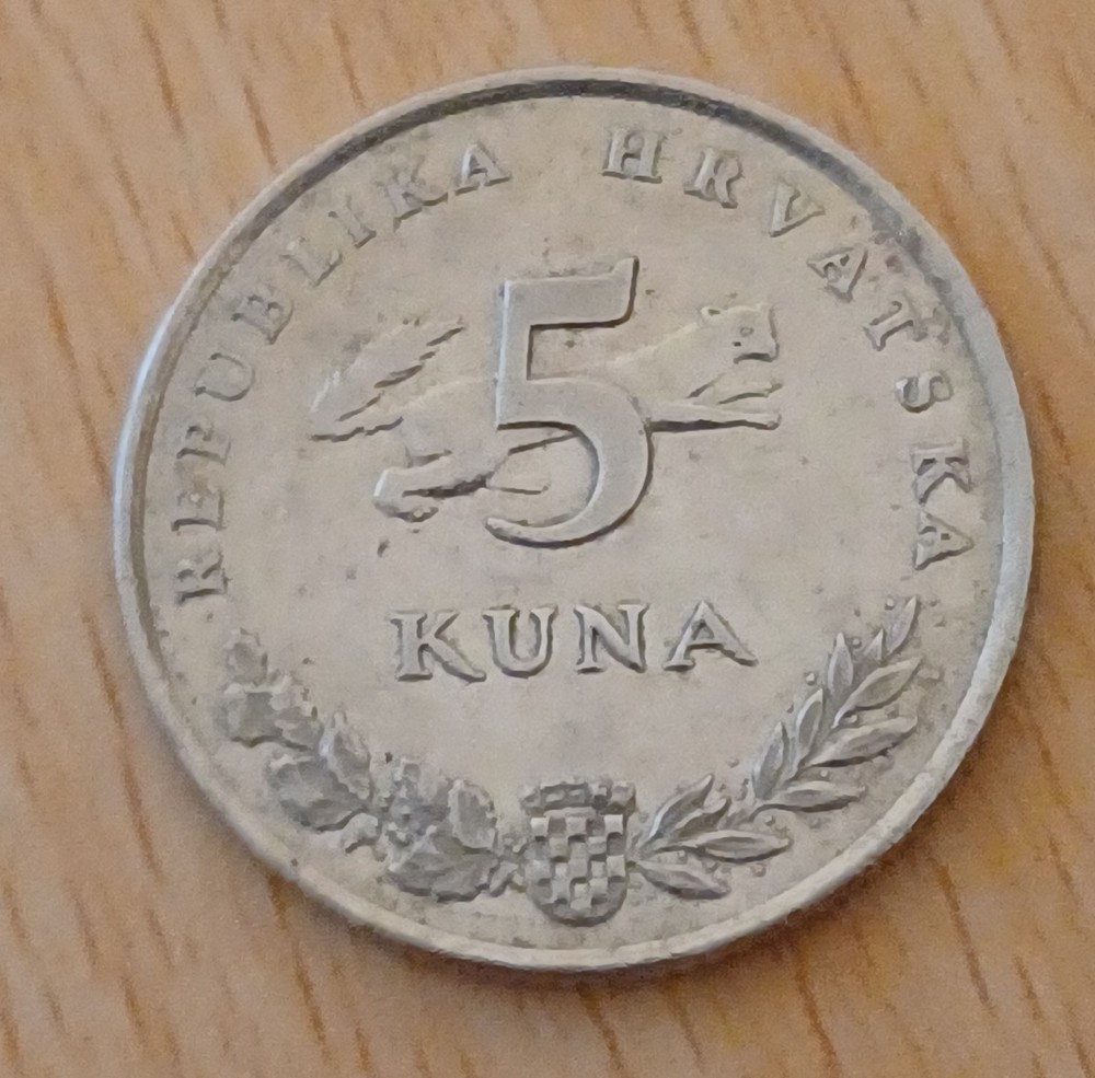 Croatia 5 Kuna Coin 2011