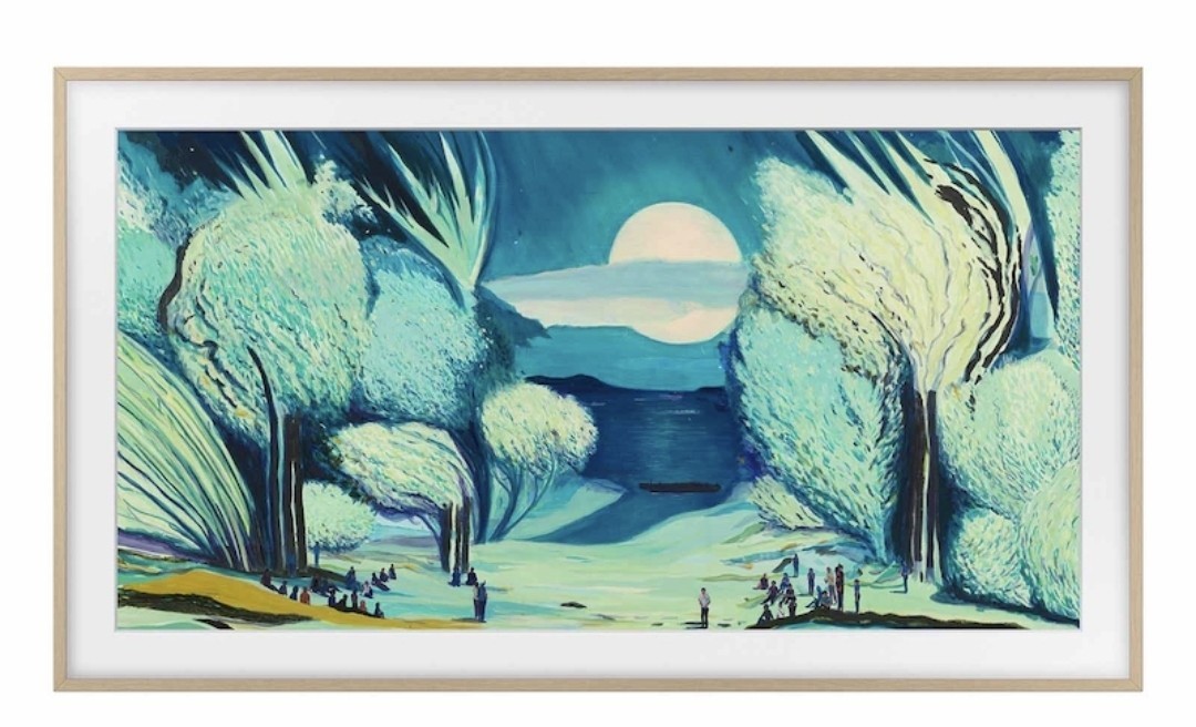 Samsung 75" The Frame Customizable Bezel, Modern Teak - VG-SCFF75TKBZA (2025)