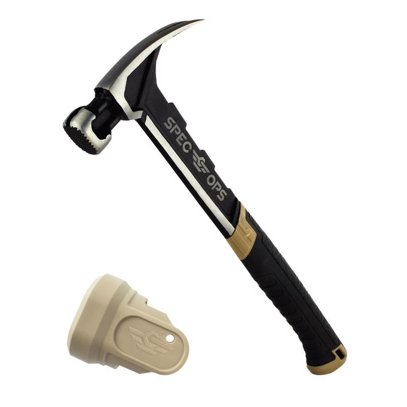 Spec Ops 22 oz Milled Face Framing Hammer 14.5" Poly/TPR Handle