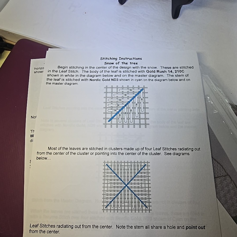 Handblessings Eileen Gurak Needlework Designs Winter Wonder Needlepoint Pattern