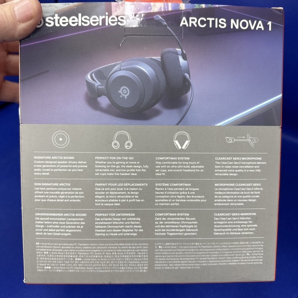 SteelSeries Arctis Nova 1 Multi-System Gaming Headset Wired