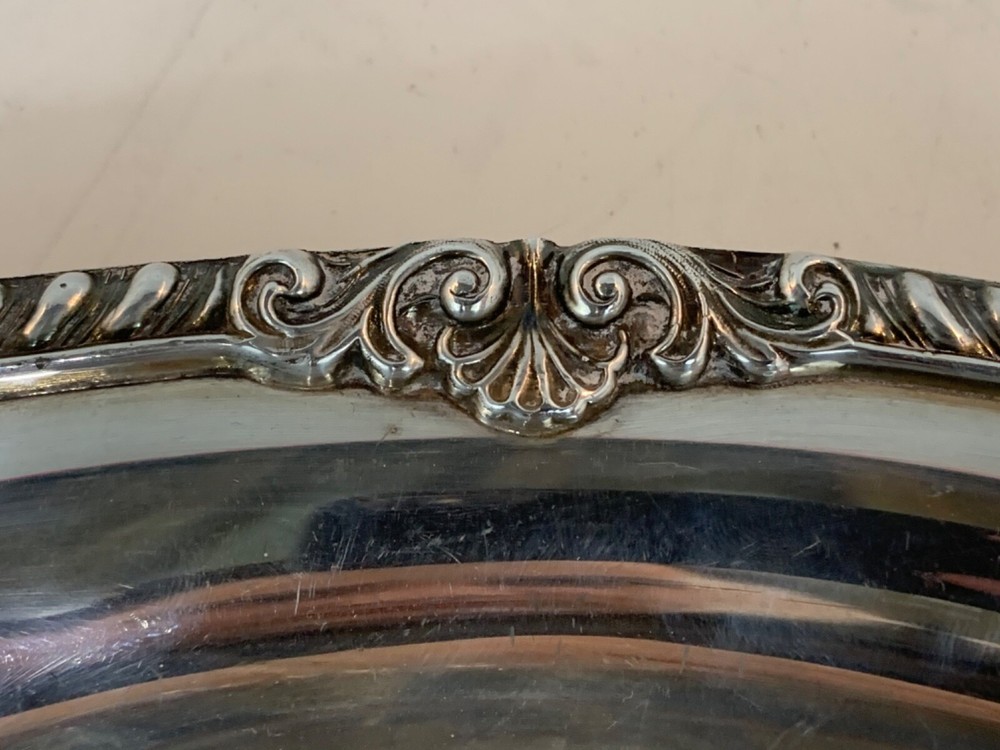 Vintage EPCA Bristol Silver Plate Oval Tray by Poole #20