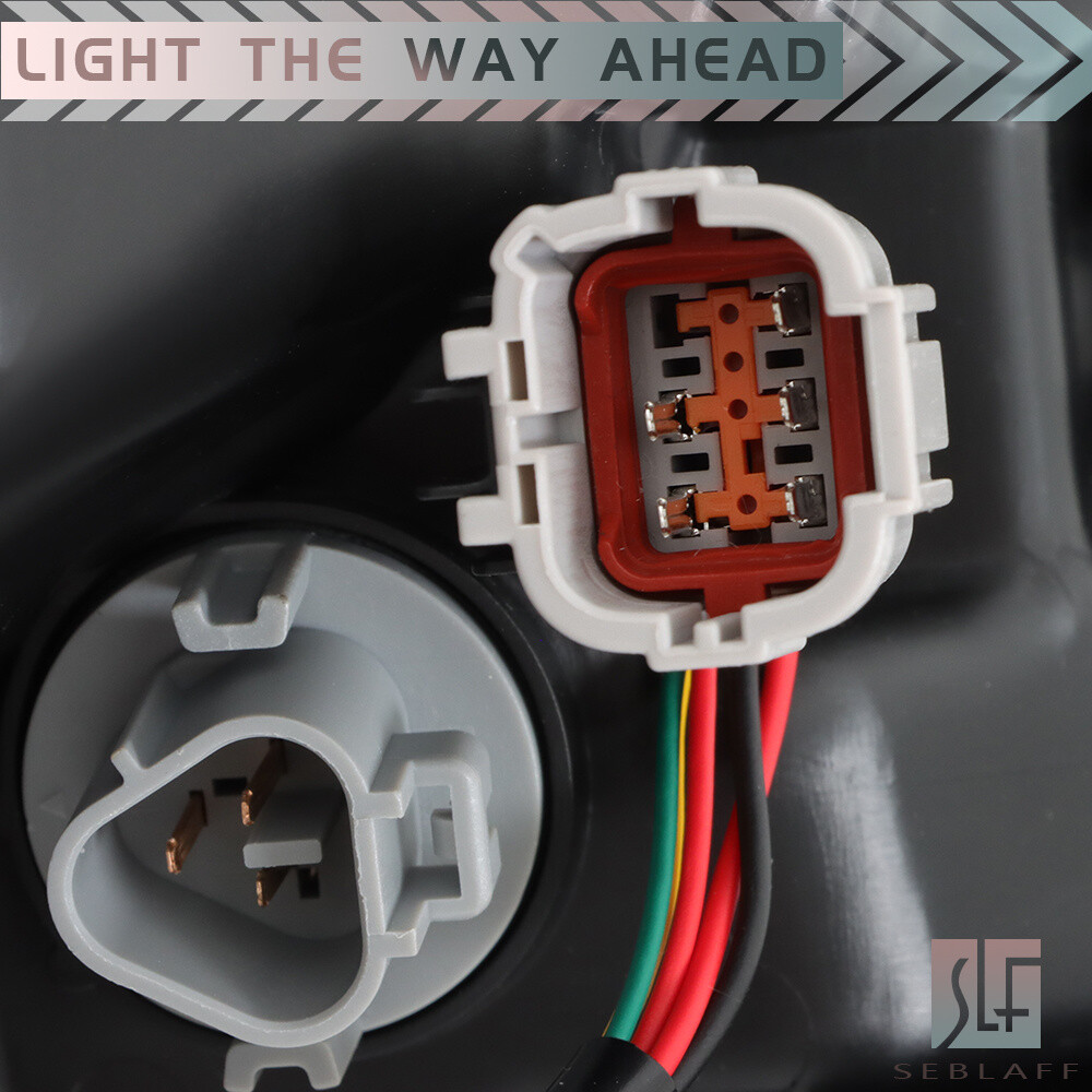 For 2014 2015 2016 Nissan Rogue Headlight Halogen Chrome Clear Left+Right Side