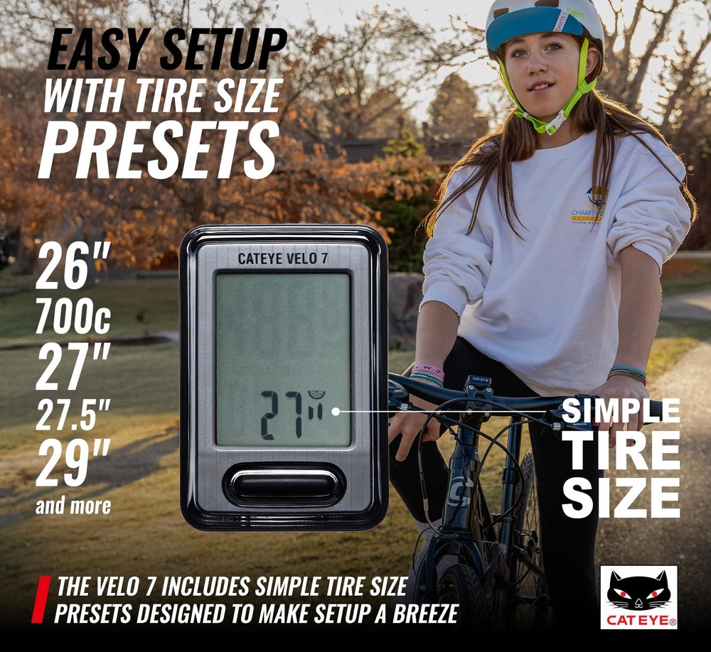 Wired Bike Computer – Entry-Level Speedometer and Odometer, Perfect for Begin...