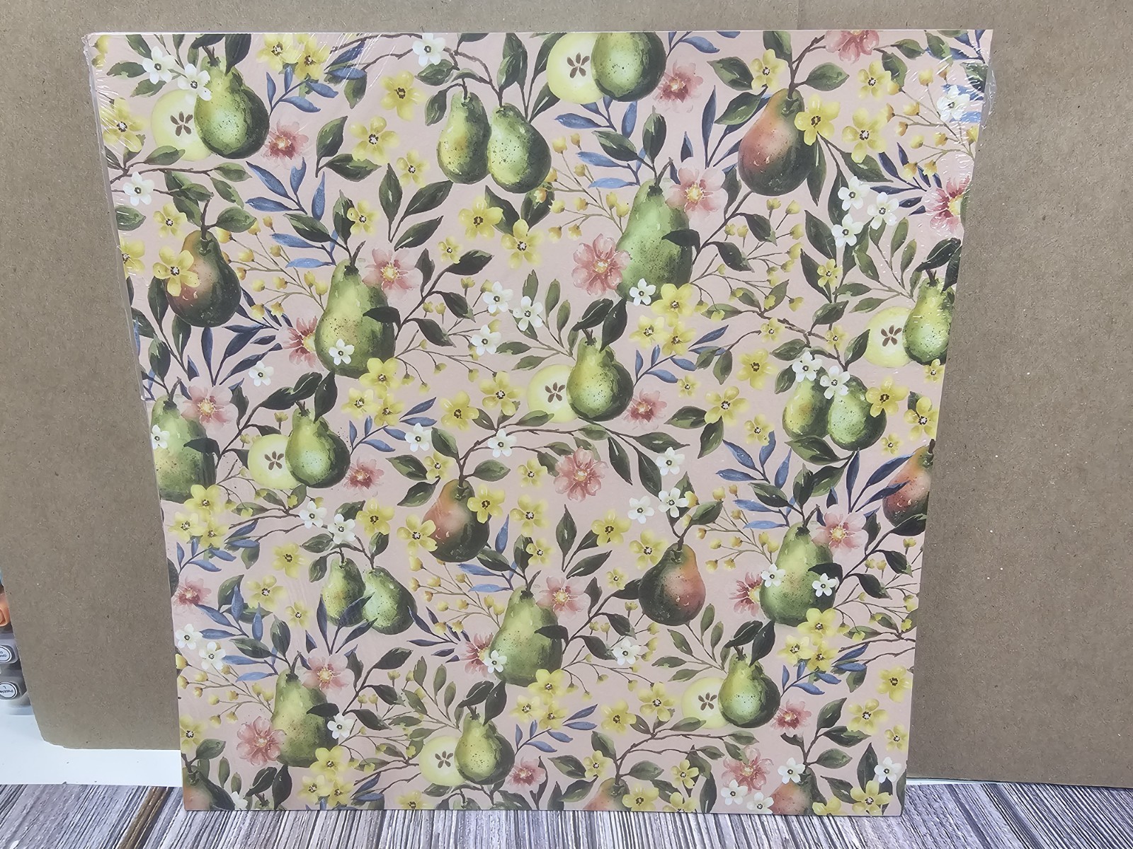 Stampin’ Up! PAINTERLY PEARS DSP 12 sheets 12 x 12 DESIGNER SERIES PAPER