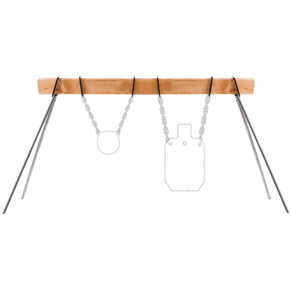 AR500 Target Stand Kit - 2x4 Mounting Bracket with Target Hanging Hook