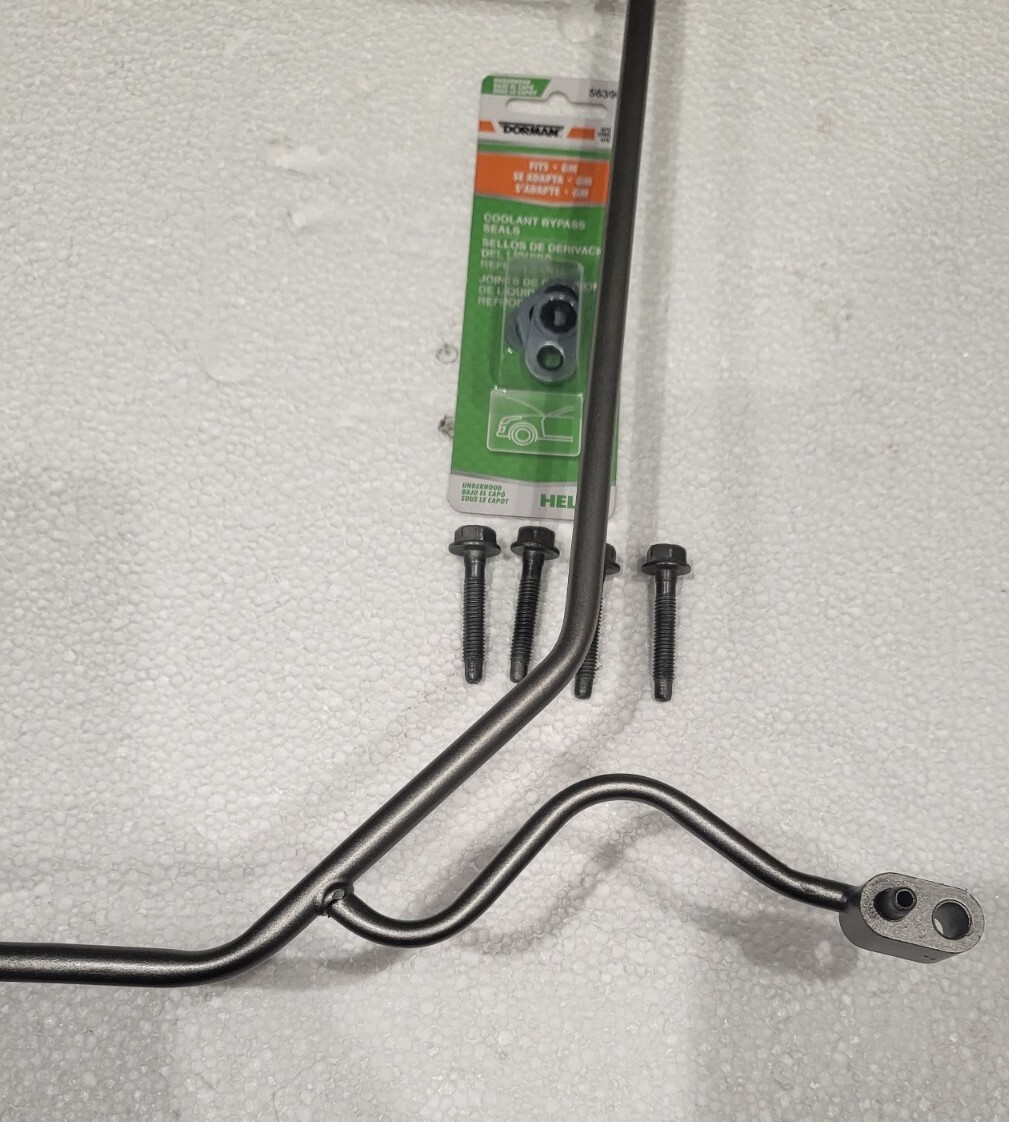 OEM GM 5.3 5.7 6.0 6.2 STEAM PORT TUBE COOLANT CROSSOVER LSX LS1 LS2 LS3 LS6