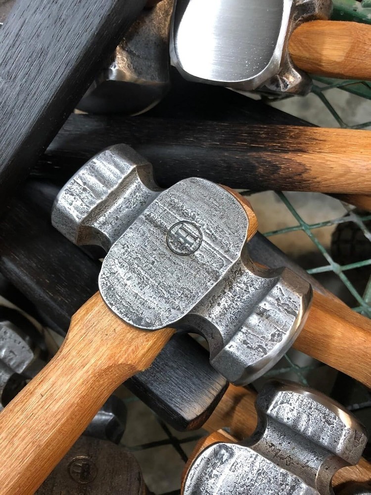 Blacksmith's Square Rounding Hammer Blacksmith's Hammer 3lbs Blacksmith Rounding