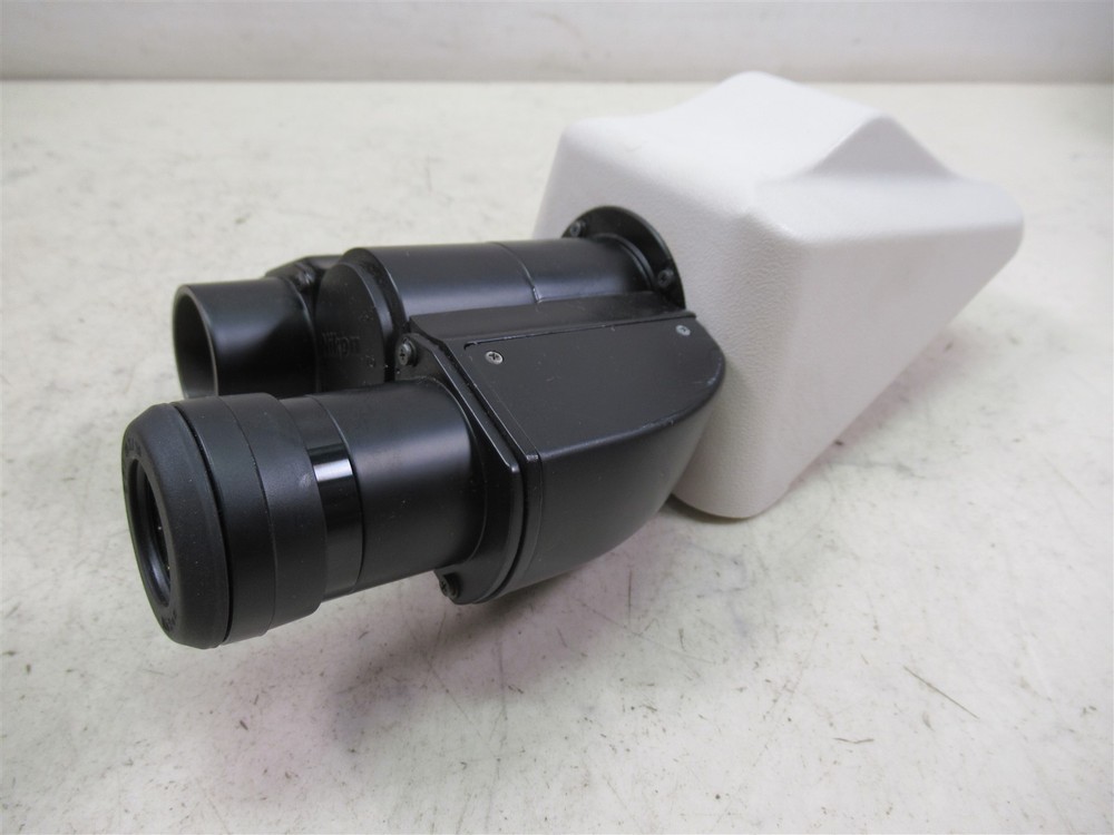 Nikon Eclipse E200 Microscope Binocular Head E2-TB Missing One Eyepiece